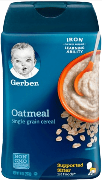 gerber infant cereal