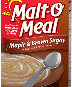 Malt-O-Meal flavored hot wheat cereals